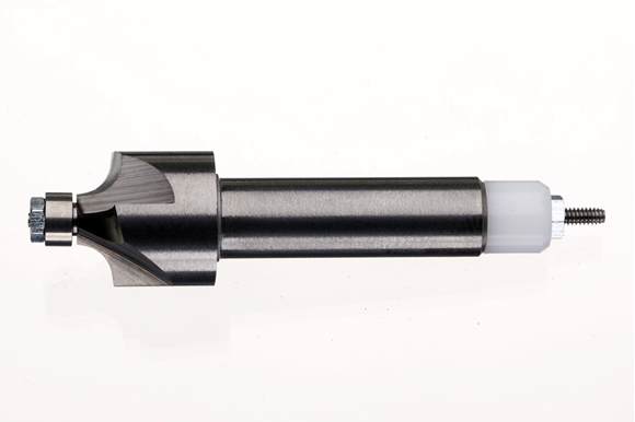 Picture of Radius carbide cutter with guide ball bearing / diameter 4 mm